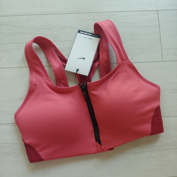 Nike Other - NIKE NEW Dri-FIT Shape Front Zip Sports Bra
